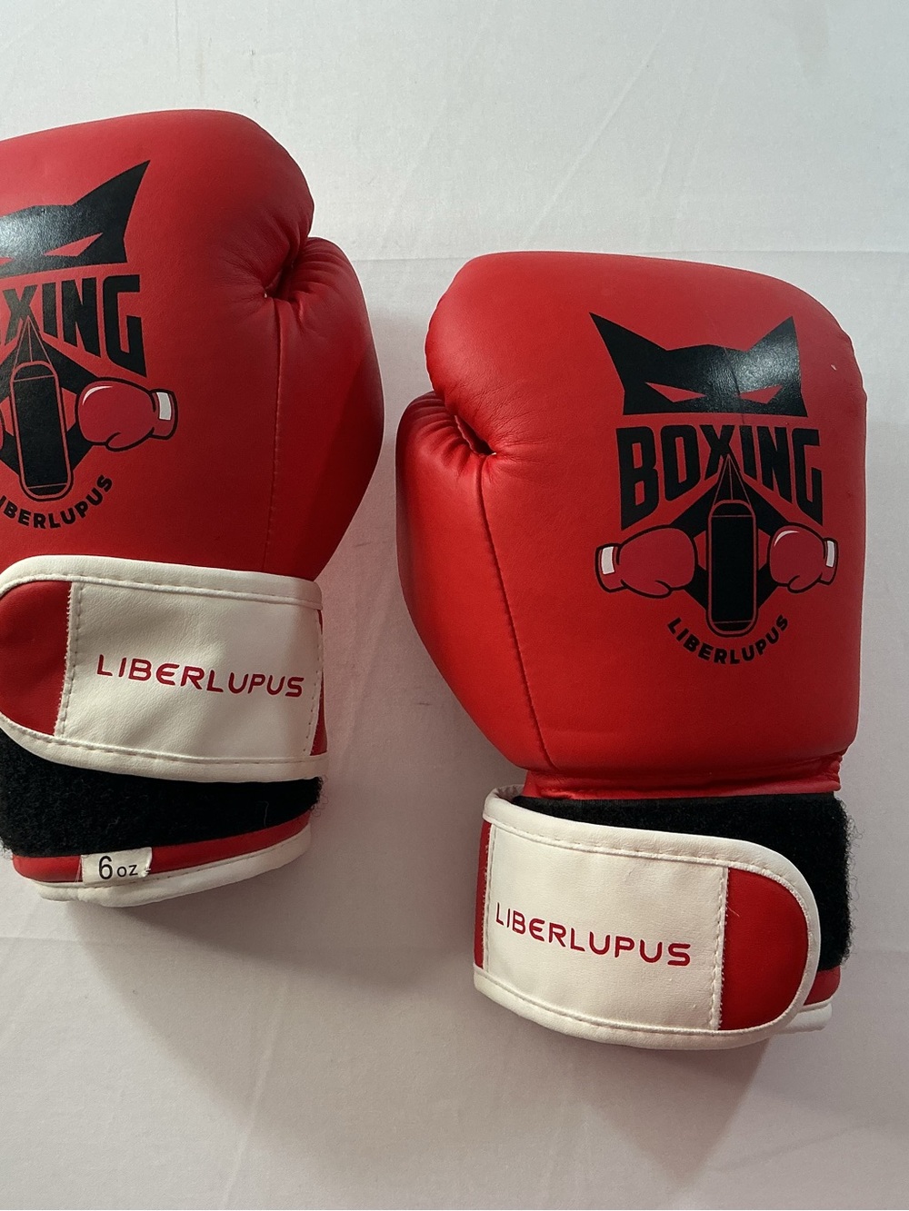 Men's Red Boxing Gloves - 6 oz